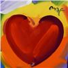 Image 2 : Peter Max "Heart" Original Mixed Media on Board