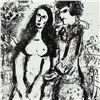 Image 2 : Marc Chagall (1887-1985) "Le Clown Amoureux" Print Lithograph on Paper