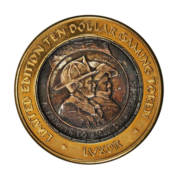 .999 Fine Silver Luxor Las Vegas, Nevada $10 Limited Edition Gaming Token