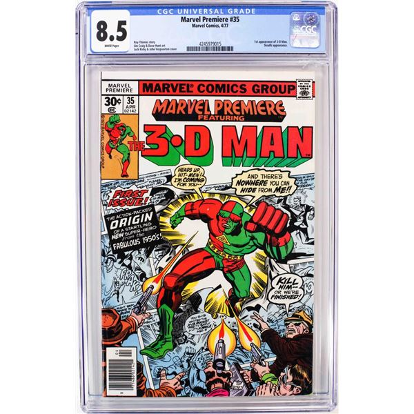 Marvel Comics Marvel Premiere #35 Comic Book 4/77 CGC 8.5