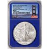 Image 1 : 2021(S) Type 1 $1 American Silver Eagle Coin NGC MS70 FDI San Francisco Blue Core