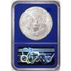 Image 2 : 2021(S) Type 1 $1 American Silver Eagle Coin NGC MS70 FDI San Francisco Blue Core