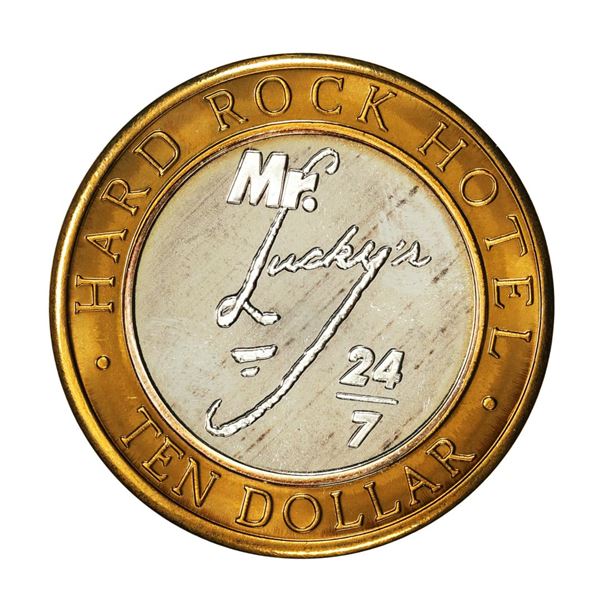 .999 Silver Hard Rock Hotel Las Vegas, Nevada $10 Casino Limited Edition Gaming Token