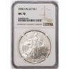 Image 1 : 2006 $1 American Silver Eagle Coin NGC MS70