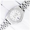 Image 2 : Rolex Ladies Stainless Steel Silver Index Diamond Datejust Wristwatch