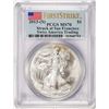 Image 1 : 2013-(S) $1 American Silver Eagle Coin PCGS MS70 San Francisco Mint First Strike