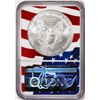 Image 2 : 2020(S) $1 American Silver Eagle Coin NGC MS70 Early Releases Mint Flag Core