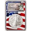 Image 1 : 2021(W) Type 2 $1 American Silver Eagle Coin NGC MS70 Flag Core