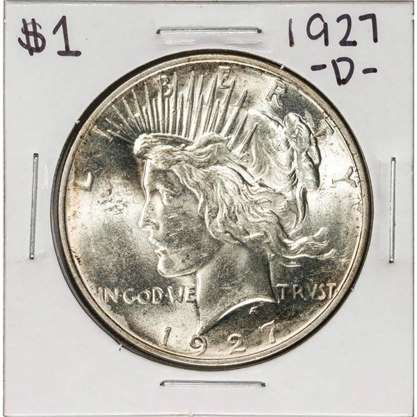 1927-D $1 Peace Silver Dollar Coin