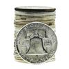 Image 2 : Roll of (20) Brilliant Uncirculated 1958 Franklin Half Dollar Coins