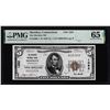 Image 1 : 1929 $5 National Bank Meriden, CT CH# 1382 National Note PMG Gem Uncirculated 65EPQ