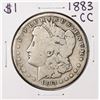 Image 1 : 1883-CC $1 Morgan Silver Dollar Coin