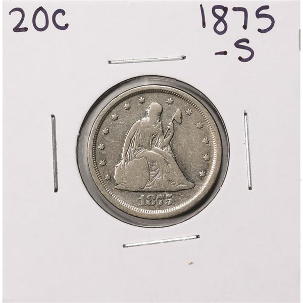 1875-S Twenty Cent Piece Silver Coin