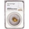 Image 1 : 8.73 Gram Yukon Gold Nugget NGC Graded