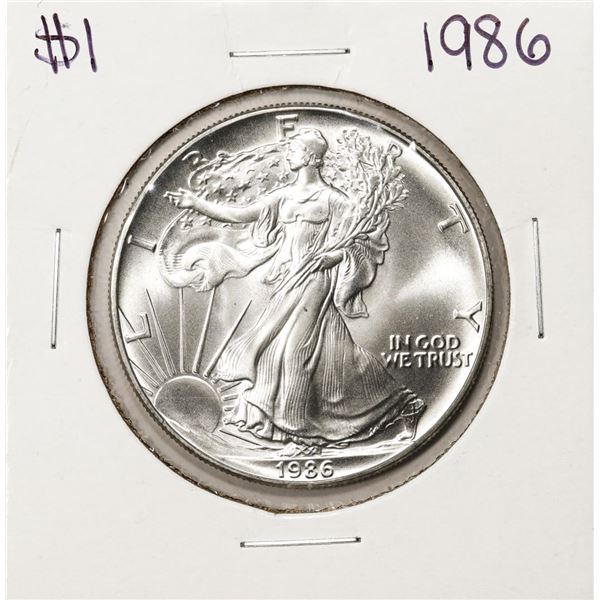 1986 $1 American Silver Eagle Coin