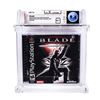 Image 1 : Blade (Promotional Copy (UPC) Punched) PS1 Playstation Sealed Video Game WATA 9.6/++