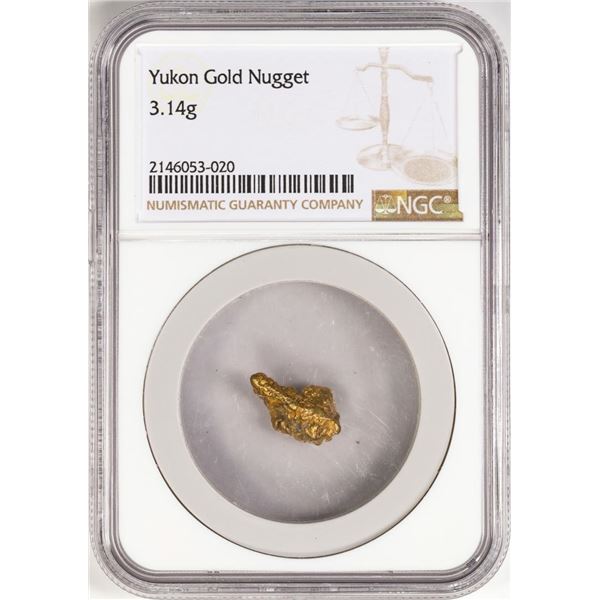 3.14 Gram Yukon Gold Nugget NGC Graded