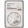 Image 1 : 2008 $1 American Silver Eagle Coin NGC MS70