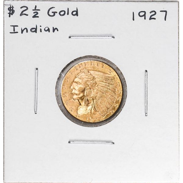 1927 $2 1/2 Indian Head Quarter Eagle Gold Coin