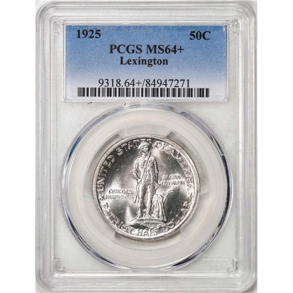 1925 Lexington-Concord Sesquicentennial Commemorative PCGS MS64+ Plus