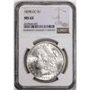 Image 1 : 1878-CC $1 Morgan Silver Dollar Coin NGC MS62