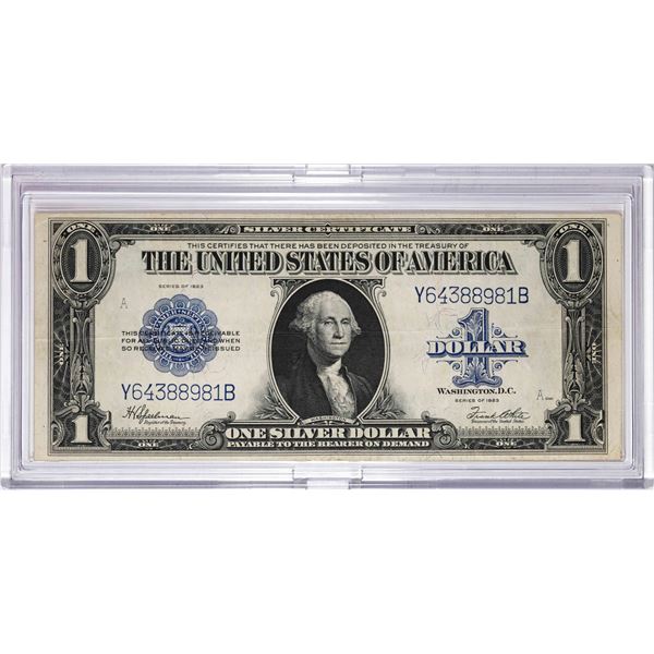 1923 $1 Silver Certificate Note