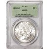 Image 1 : 1898-O $1 Morgan Silver Dollar Coin PCGS MS65 Old Green Holder