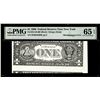 Image 1 : 1988 $ Federal Reserve Misalignment Error Note Fr.1914-B PMG Gem Uncirculated 65EPQ