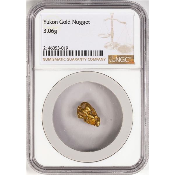 3.06 Gram Yukon Gold Nugget NGC Graded