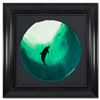 Image 1 : Wyland "Dolphin in Green" Original Watercolor on Paper