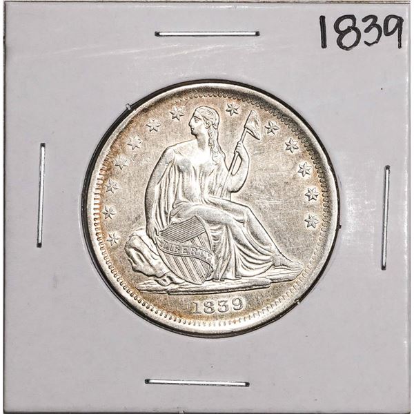 1839 Seated Liberty Half Dollar Coin