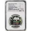 Image 1 : 2019 Peru 1 Sol Ibero Historic Peruvian Train Proof Silver Coin NGC PF69 Ultra Cameo