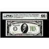 Image 1 : 1934 $10 Federal Reserve Note Philadelphia Fr.2005-C PMG Gem Uncirculated 66EPQ