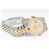 Image 5 : Rolex Mens Two Tone Champagne Emerald and Diamond Datejust Wristwatch