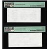 Image 2 : Set of Giori Test Note Washington & Lincoln Memorial PMG Superb Gem Unc 68EPQ