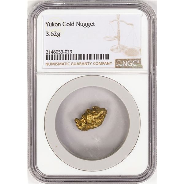 3.62 Gram Yukon Gold Nugget NGC Graded