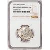 Image 1 : Shipwreck 1753P q Bolivia 4 Reales Silver Coin NGC AU Excavation Recovery