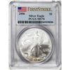 Image 1 : 2006 $1 American Silver Eagle Coin PCGS MS70 First Strike