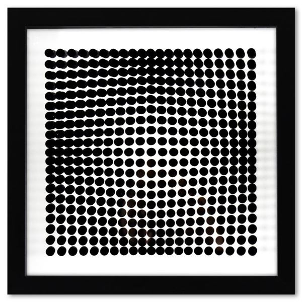 Victor Vasarely (1908-1997) Print Mixed Media On Board