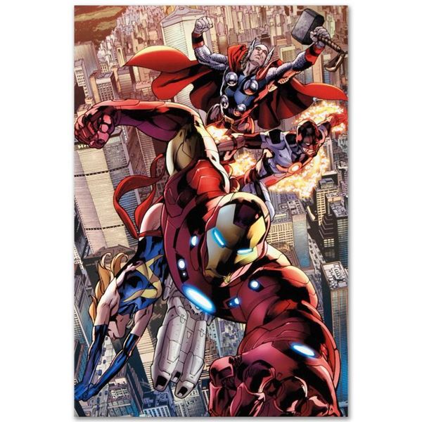 Marvel Comics  Avengers #121  Limited Edition Giclee On Canvas