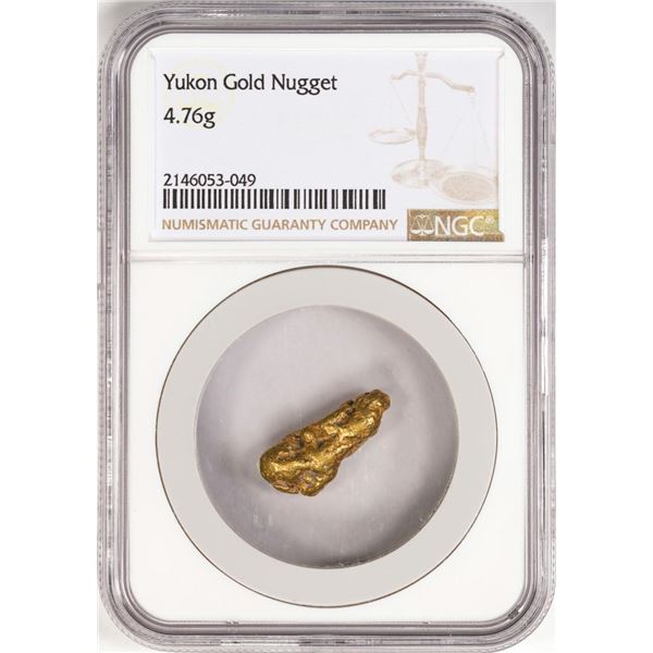 4.76 Gram Yukon Gold Nugget NGC Graded