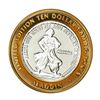 Image 1 : .999 Silver Aladdin Resort Casino Las Vegas, NV $10 Limited Edition Gaming Token