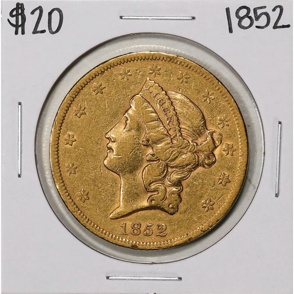 1852 $20 Liberty Head Double Eagle Gold Coin