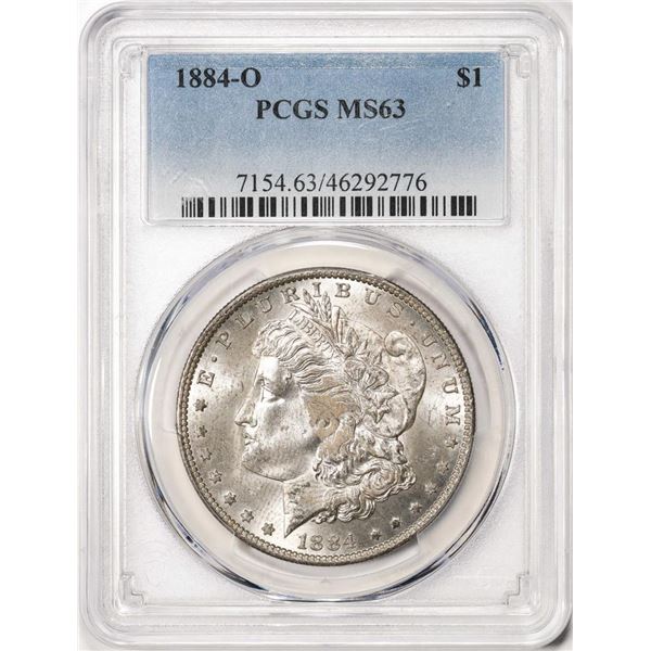 1884-O $1 Morgan Silver Dollar Coin PCGS MS63