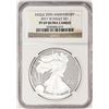 Image 1 : 2011-W $1 Proof American Silver Eagle Coin NGC PF69 Ultra Cameo 25th Anniversary