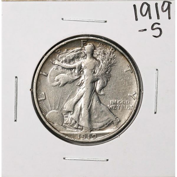 1919-S Walking Liberty Half Dollar Coin