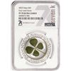 Image 1 : 2023 $5 Palau Proof Four-Leaf Clover Silver Coin NGC PF70 Ultra Cameo