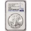 Image 1 : 2021-(P) Type 1 $1 Heraldic American Silver Eagle Coin NGC MS70 Philadelphia Mint ER