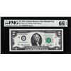 Image 1 : 1976 $2 Federal Reserve STAR Note Kansas City Fr.1935-J* PMG Gem Uncirculated 66EPQ