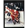 Image 1 : NORM ULLMAN SIGNED DETROIT REDWINGS 8 X 10 (PSA COA)